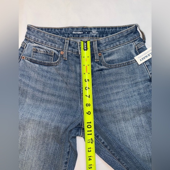 Old Navy NWT Size 6 Medium Wash High Rise OG Curvy Straight Leg Jeans - Picture 6 of 12